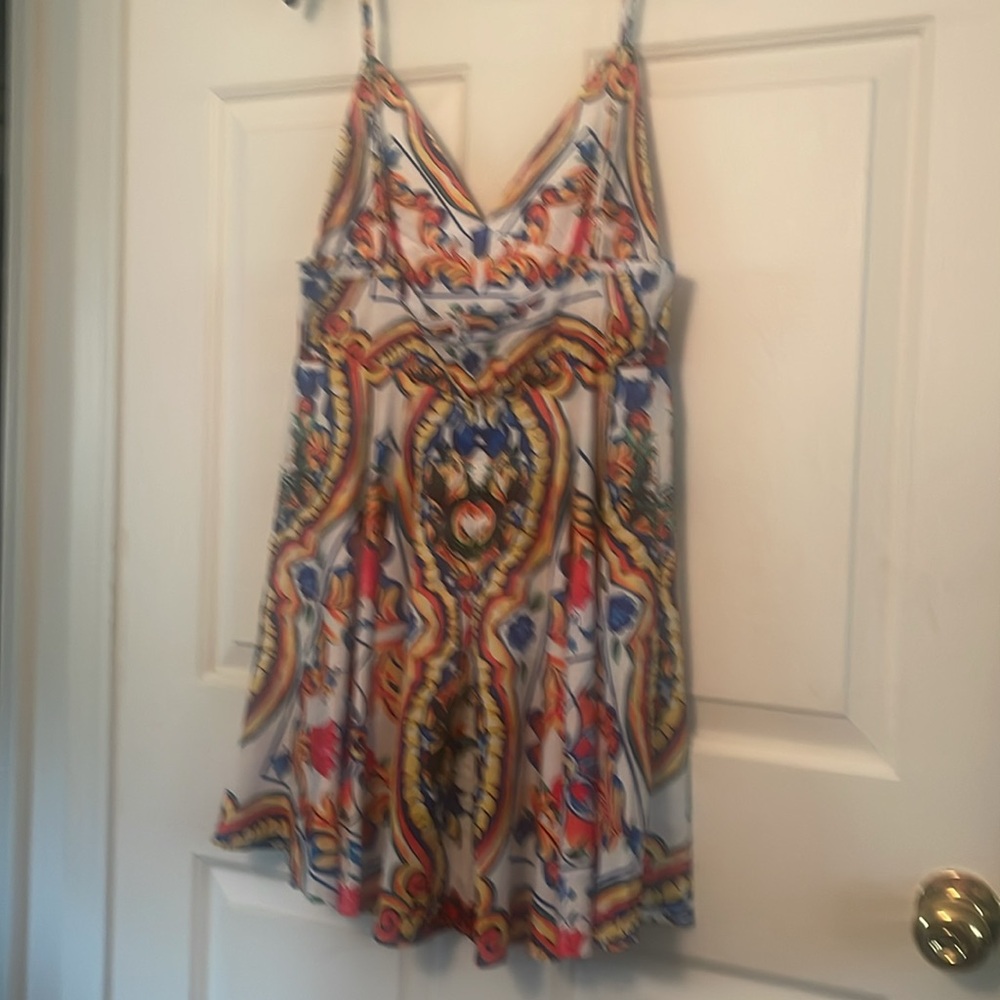 Colorful Patterned Sundress - Picture 3 of 3